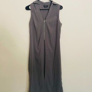 HIGH LOW GREEN/GREY LONG TOP